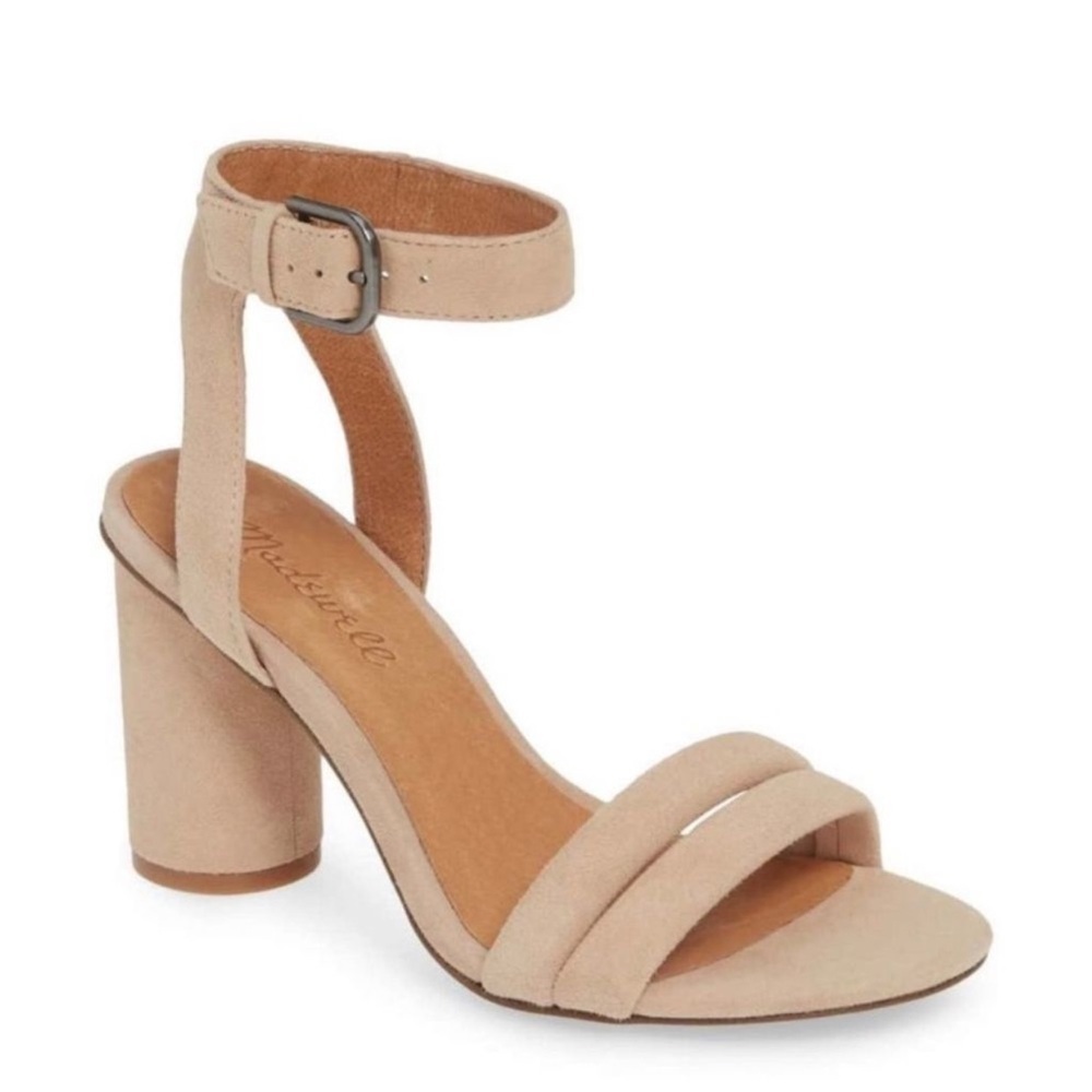 Madewell Cream Rosalie High Heel. Size 8